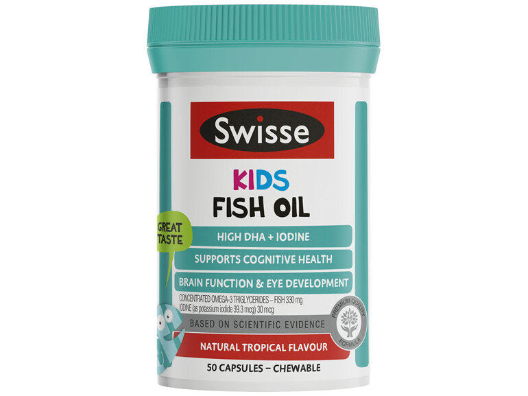 Swisse Kids Fish Oil Capsules 50 capsules