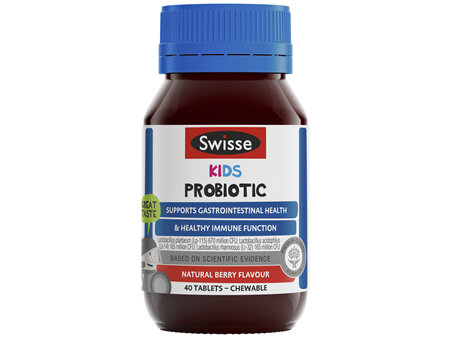 Swisse Kids Probiotic 40 tablets - chewable