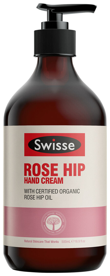 Swisse Rose Hip Hand Cream 500ml