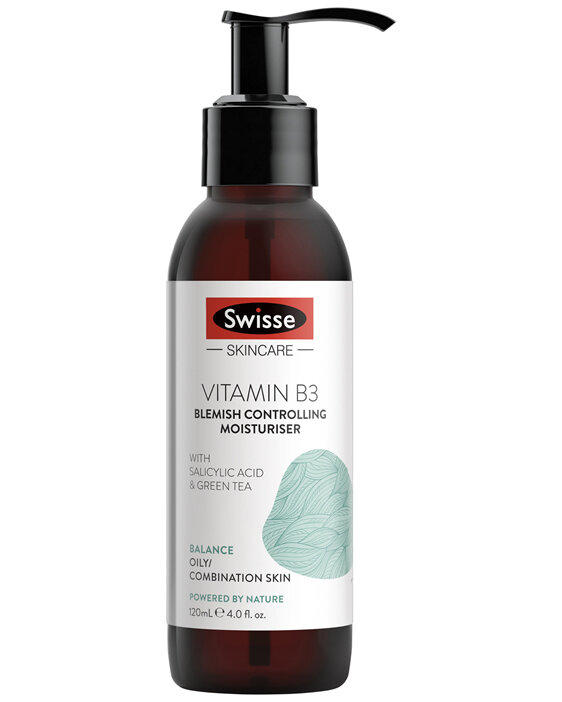Swisse Skincare Vitamin B3 Blemish Controlling Moisturiser 120mL