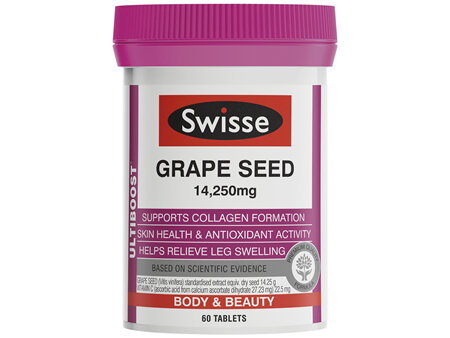 Swisse Ultiboost Grape Seed 14,250mg 60 tablets