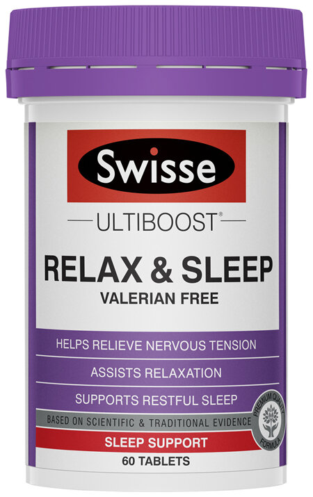 Swisse Ultiboost Relax & Sleep 60 Tablets