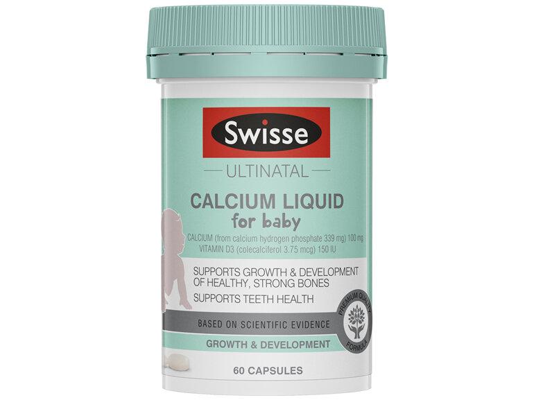 Swisse Ultinatal Calcium Liquid for Baby 60 Capsules