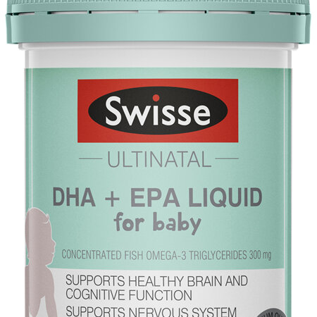 Swisse Ultinatal DHA + EPA Liquid for Baby 60 Capsules