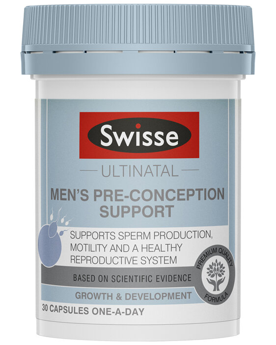 Swisse Ultinatal Men's Pre-Conception Support 30 Capsules