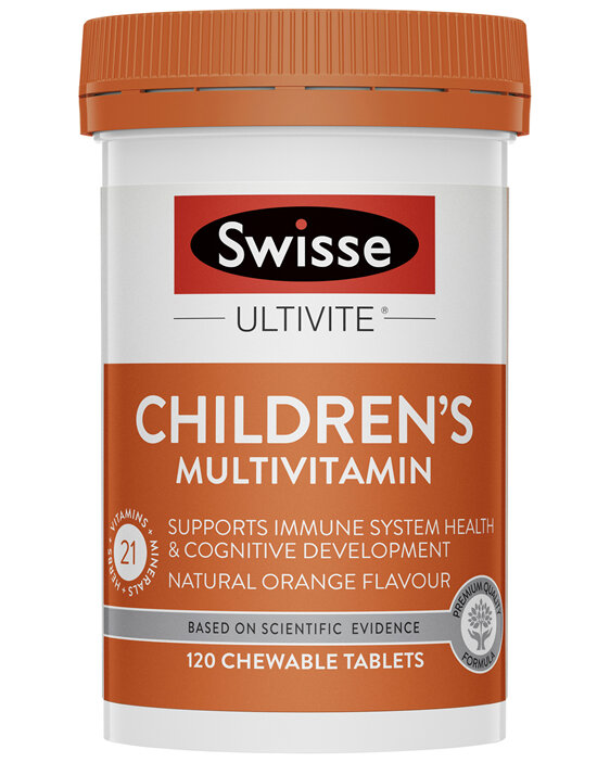 Swisse Ultivite Children's Multivitamin 120 Chewable Tablets