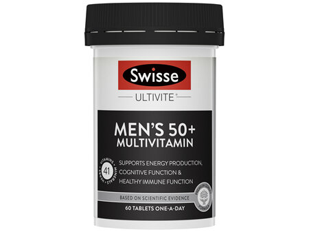 Swisse Ultivite Men’s 50+ Multivitamin 60 Tablets
