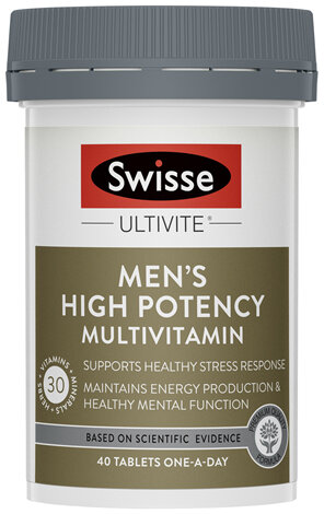 Swisse Ultivite Men's High Potency Multivitamin 40 Tablets