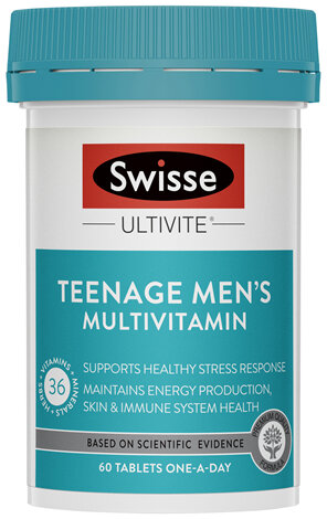 Swisse Ultivite Teenage Men's Multivitamin 60 Tablets