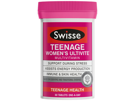Swisse Ultivite Teenage Women's Multivitamin 60 Tablets