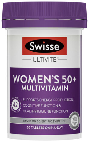Swisse Women’s Ultivite 50+ multivitamin 60 tablets