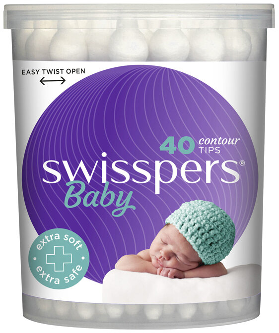 Swisspers Baby Cotton Tips 40 Pack