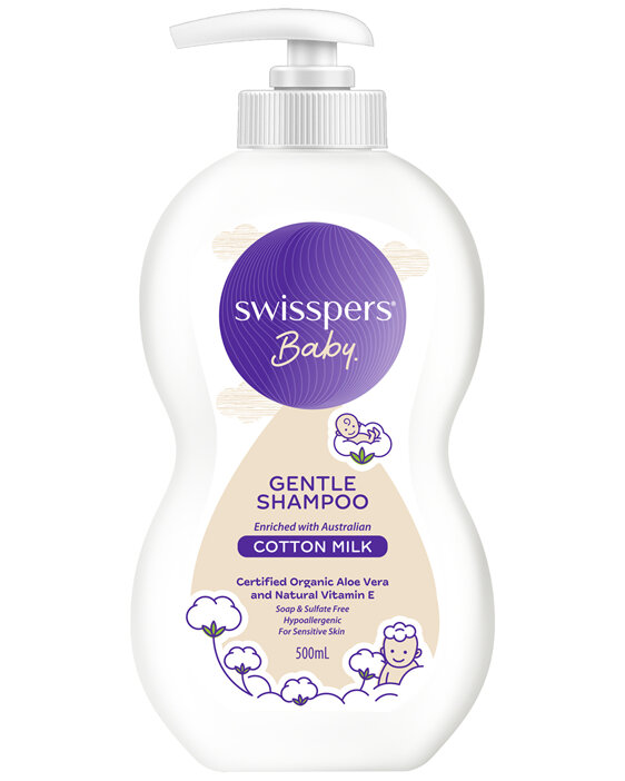 Swisspers Baby Gentle Shampoo 500mL