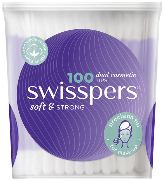 Swisspers Cosmetic Tips 100 pack