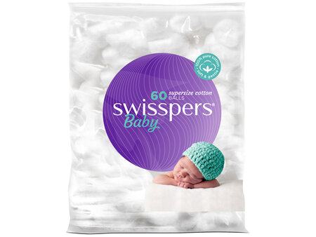 Swisspers Cotton Wool Balls 60 Pack