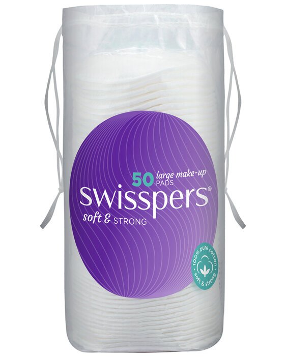 Swisspers Giant Make-Up Pads 50 pack