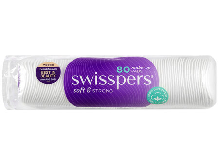 Swisspers Make-Up Pads 80 pack