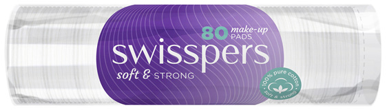 Swisspers Make-Up Pads 80 pack