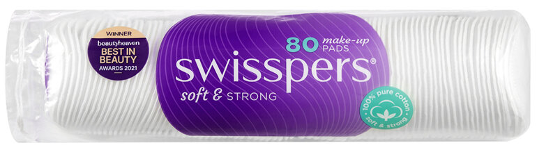 Swisspers Make-Up Pads 80 pack