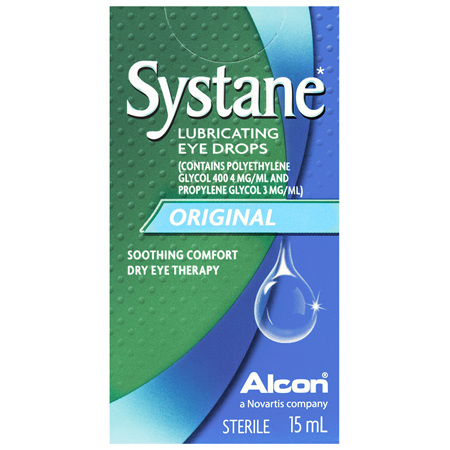 Systane Original Lubricating Eye Drops 15mL for Dry Eyes