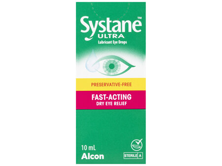 Systane Ultra Preservative-Free Lubricant Eye Drops 10mL