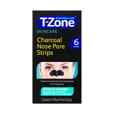 T-ZONE Charcoal Nose Pore Strips 6pk