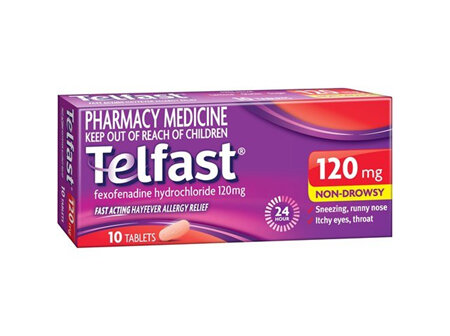 Telfast 120mg 10 Tablets