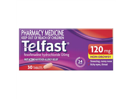 Telfast 120mg - 30 tablets