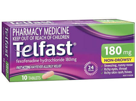 Telfast 180mg 10 Tablets