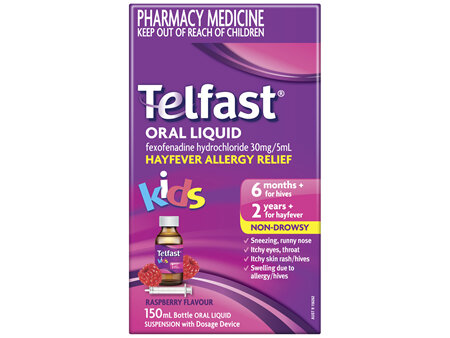 Telfast Oral Liquid 150mL 6 mg/mL