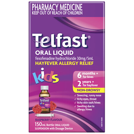 Telfast Oral Liquid 150mL 6 mg/mL