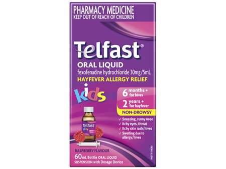 Telfast Oral Liquid 60mL 6 mg/mL
