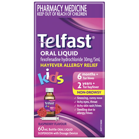 Telfast Oral Liquid 60mL 6 mg/mL