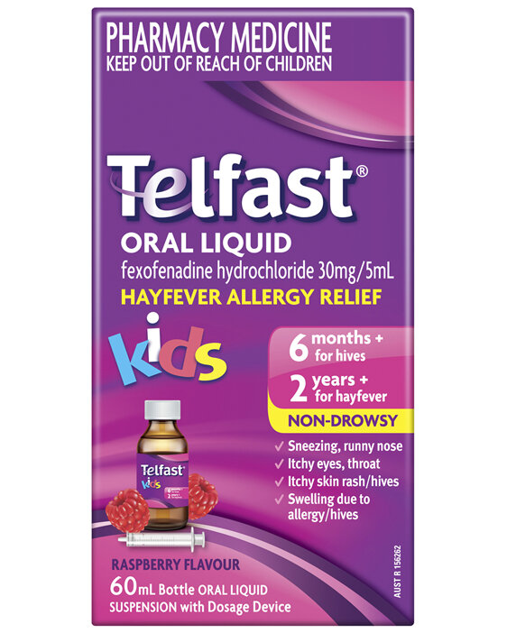 Telfast Oral Liquid 60mL 6 mg/mL