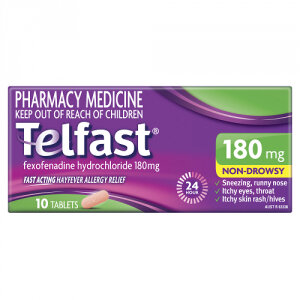 TELFAST Tablets 180mg 10s