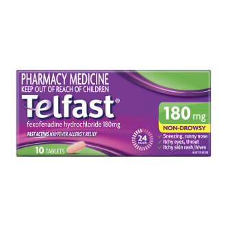 TELFAST Tablets 180mg 10s