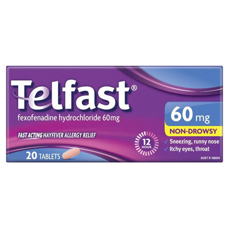 TELFAST Tablets 60mg 20s