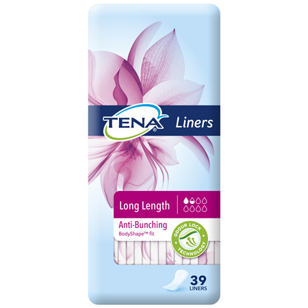 TENA Long Length Liner 39 Pack