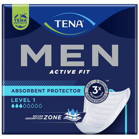Tena Men Active Fit Absorbent Protector Level 1 Light 12 Pack