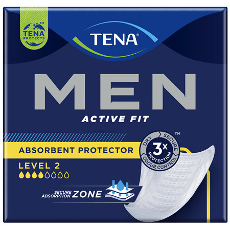 Tena Men Active Fit Absorbent Protector Level 2 Medium 10 Pack