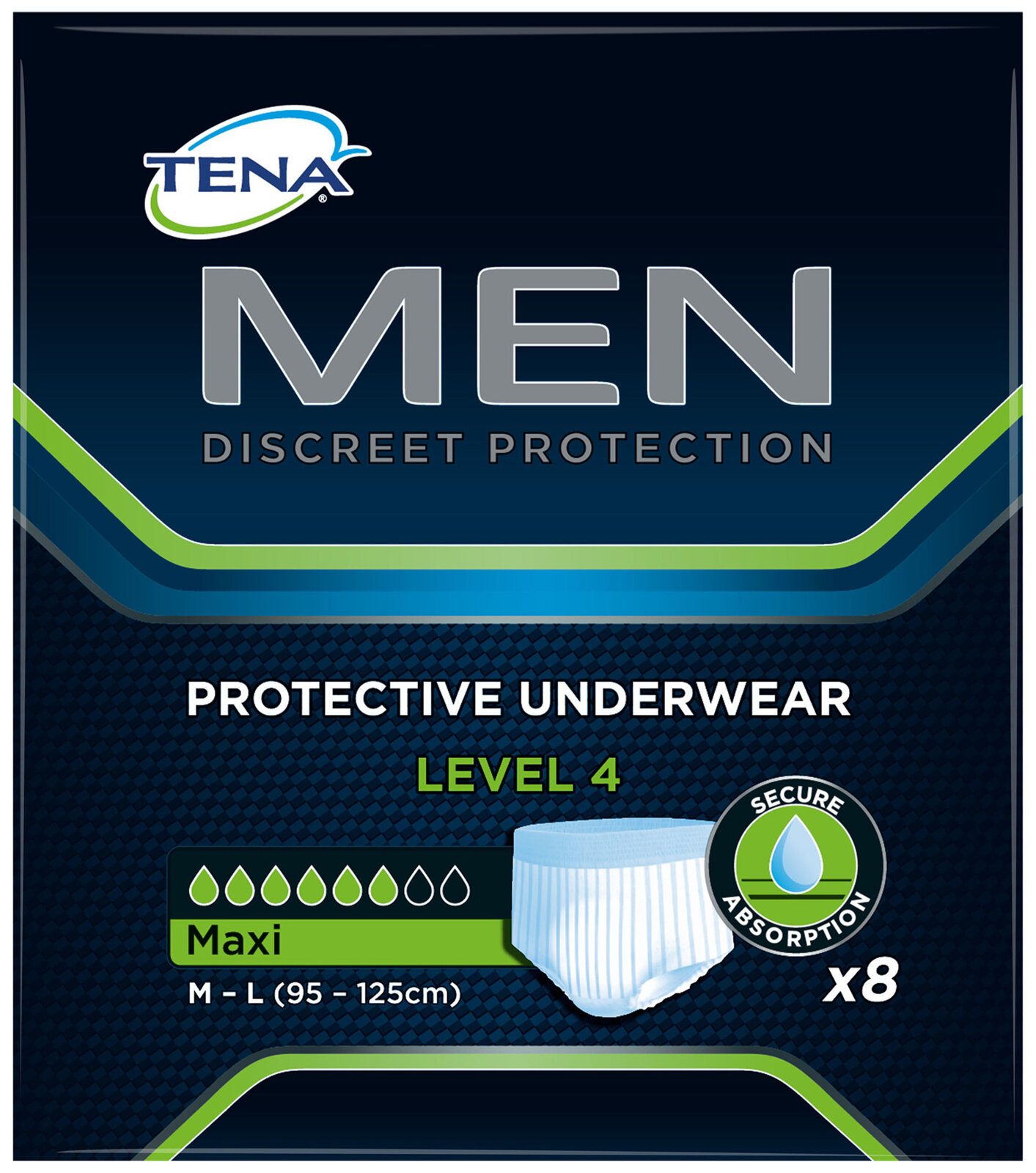 TENA Men Premium Fit  Incontinence Underwear