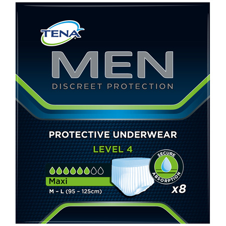 TENA Men Protective Underwear Level 4 8 Pack
