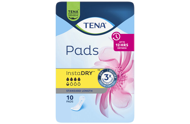 TENA Pads InstaDRY™ Standard 10 Pack
