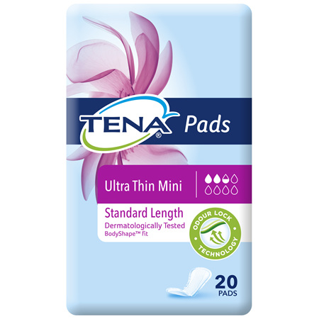 TENA Ultra Thin Mini Standard Length 20 pack