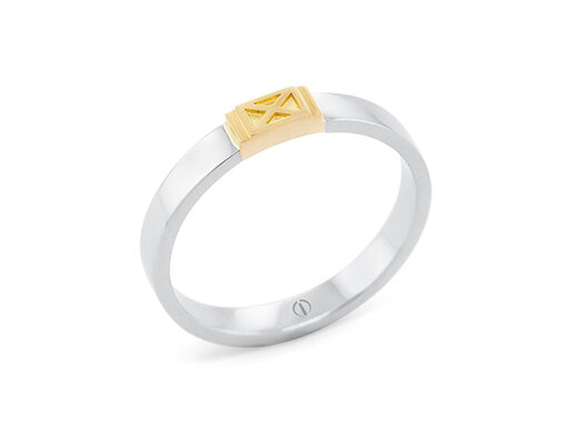 The Delicate Collection Empire Mens Wedding Ring