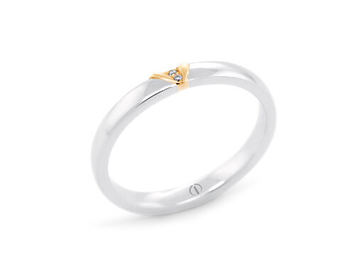 The Delicate Collection Naked Barcelona Ladies Wedding Ring