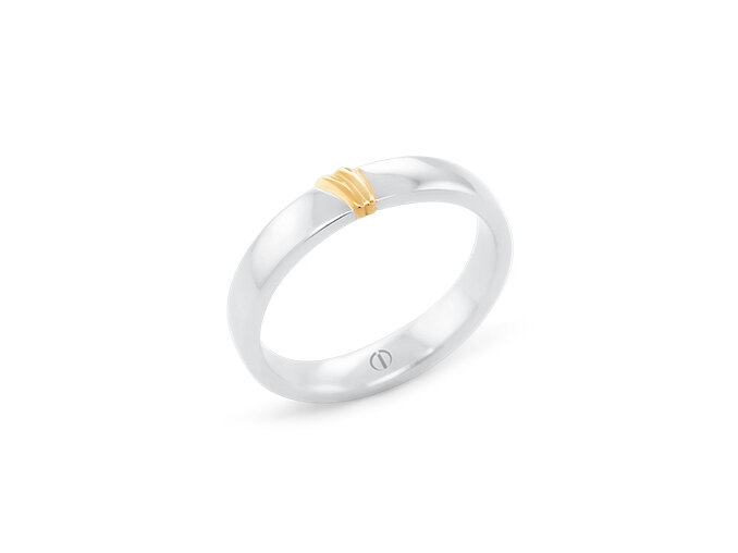 The Delicate Collection Naked Barcelona Mens Wedding Ring
