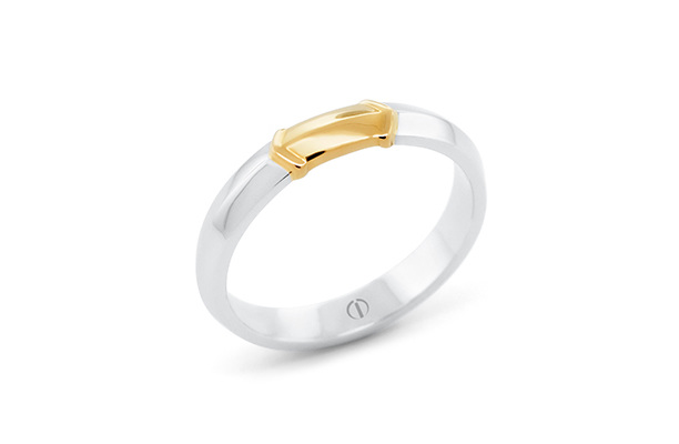 The Delicate Collection Raize Mens Wedding Ring