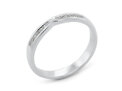 The Delicate Collection Waved Ladies Wedding Ring