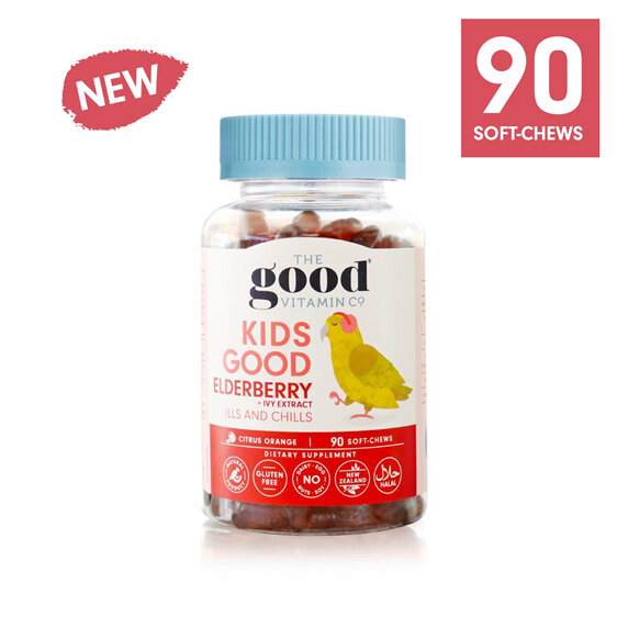 The Good Vitamin Co Kids Good ELDERBERRY and IVY EXTRACT 90 Chews